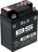 SLA Factory-Activated AGM Maintenance-Free Batteries Black For Honda CB 125 B 1976-1977 - 55 MM