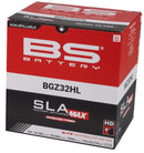 SLA MAX Factory- Activated AGM Maintenance-Free Battery Black For Arctic Cat (Textron) H1 550 EFI 4X4 2011-2012 - 133 MM