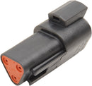 Deutsch DT Sealed Connector Component Black - 3 Pins