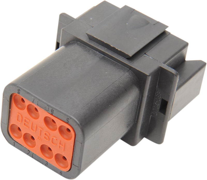 Deutsch DT Sealed Connector Component Black - 8 Pins