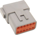 Deutsch DT Sealed Male Connector Component Grey - 12 Pins