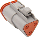 Deutsch DT Sealed Male Connector Component Grey - 3 Pins