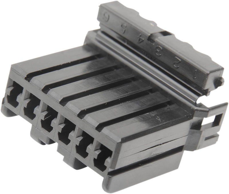 Replacement Multi-Lock Male Connectors Black - 6 Pins