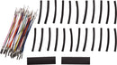 Ready-To-Install Handlebar Wire Extension Kit Black For Harley Davidson FLHR 1340 1996-1998 - +102 MM