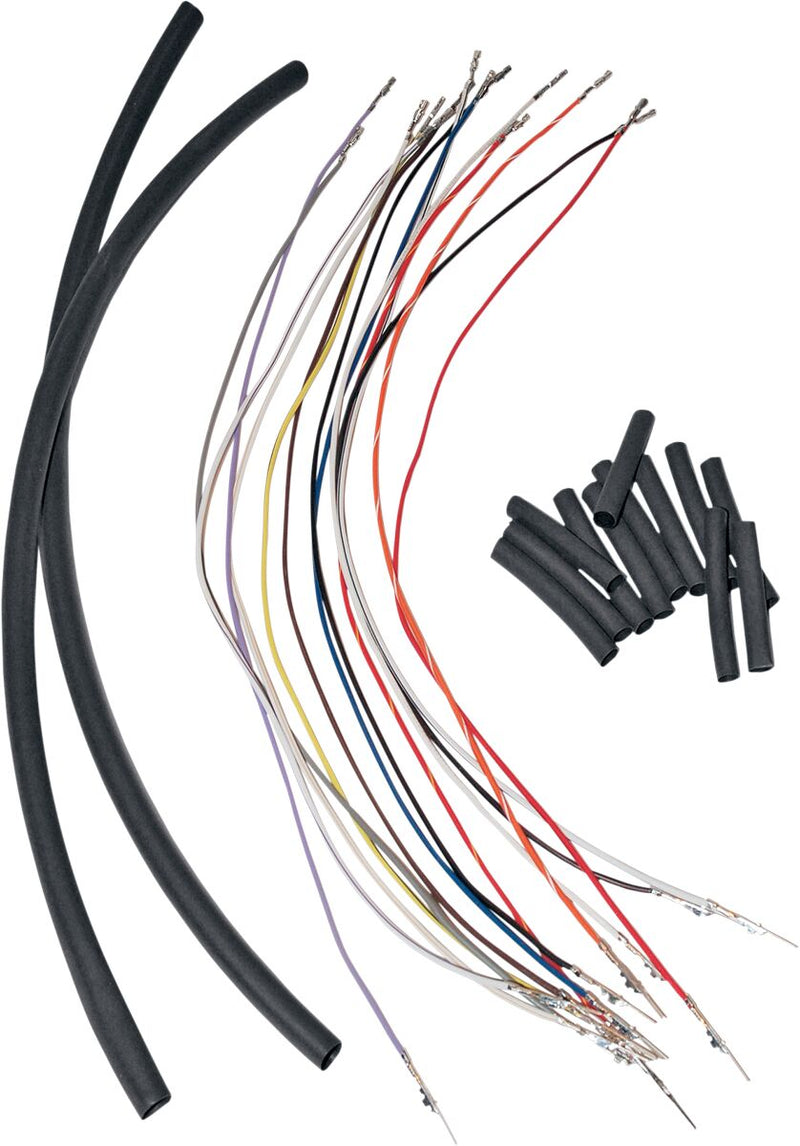 Ready-To-Install Handlebar Wire Extension Kit Black For Harley Davidson FLSTC 1584 2007-2010 - +203 MM