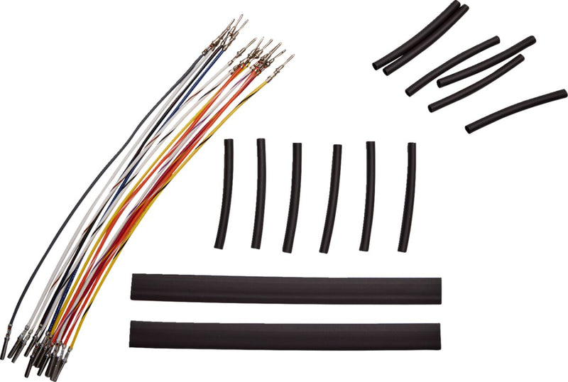 Ready-To-Install Handlebar Wire Extension Kit Black For Harley Davidson FLST 1450 2006 - +203 MM