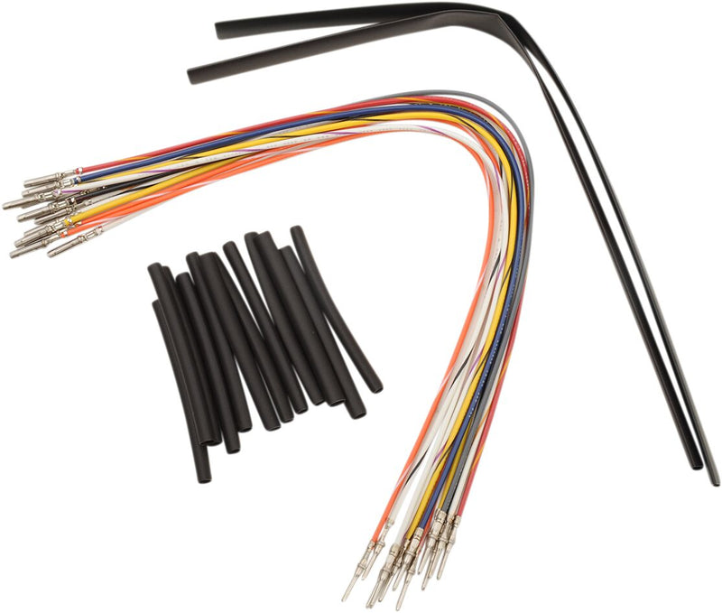 Ready-To-Install Handlebar Wire Extension Kit Black For Harley Davidson FLST 1450 2006 - +305 MM