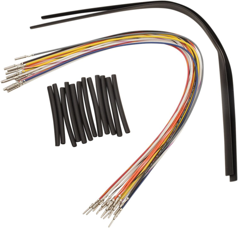 Ready-To-Install Handlebar Wire Extension Kit Black For Harley Davidson FLST 1450 2006 - +381 MM