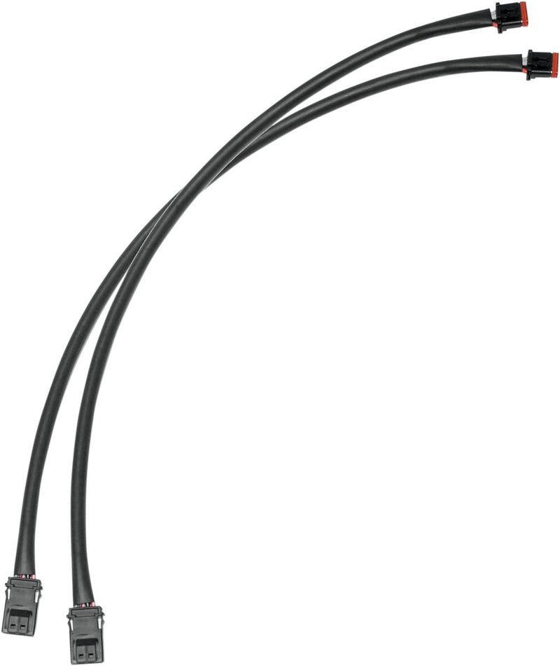 Ready-To-Install Handlebar Wire Extension Kit Black For Harley Davidson FLD 1690 2012-2013 - +102 MM