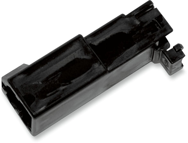 AMP 040 Female Connector Black - 2 Pins