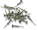 AMP 040 Female Terminals Silver - 1 Pin