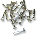 AMP 040 Male Terminals Silver - 1 Pin