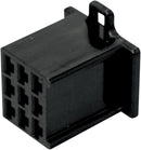 Replacement Female Connector Component Black - 9 Pins