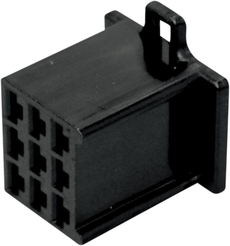 Replacement Female Connector Component Black - 9 Pins