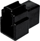Replacement Male Connector Component Black - 3 Pins