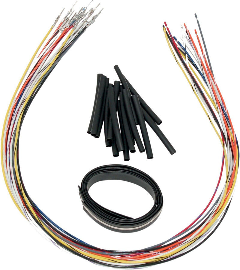 Universal Handlebar Switch Wire Extension Black For Harley Davidson FLSTC 1584 2007-2011 - +610 MM