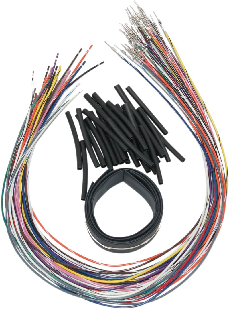 Universal Handlebar Switch Wire Extension Black For Harley Davidson FLHR 1584 2007-2011 - +610 MM