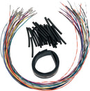 Universal Handlebar Switch Wire Extension Black For Harley Davidson FLHR 1340 1996-1998 - +610 MM