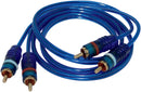 3' RCA Cable Blue - 91.4 CM