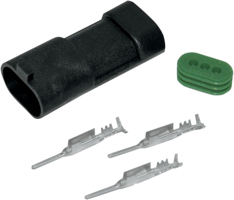 Mating Connectors Black For Harley Davidson FLD 1690 ABS 2012-2016