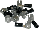 1/4" Cap-Type Crimp Terminal Black - 6.4 MM