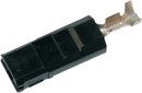 OEM-Type Female Connector Black - 1 Pin