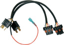 LED Headlamp Adapter Harness Black For Harley Davidson FLTR 1450 2003 - 30.5 CM