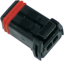 JAE MX-1900 Female Connector Components Black - 2 Pins