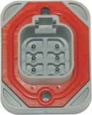 Deutsch DT Sealed Female Connector Component Grey - 6 Pins