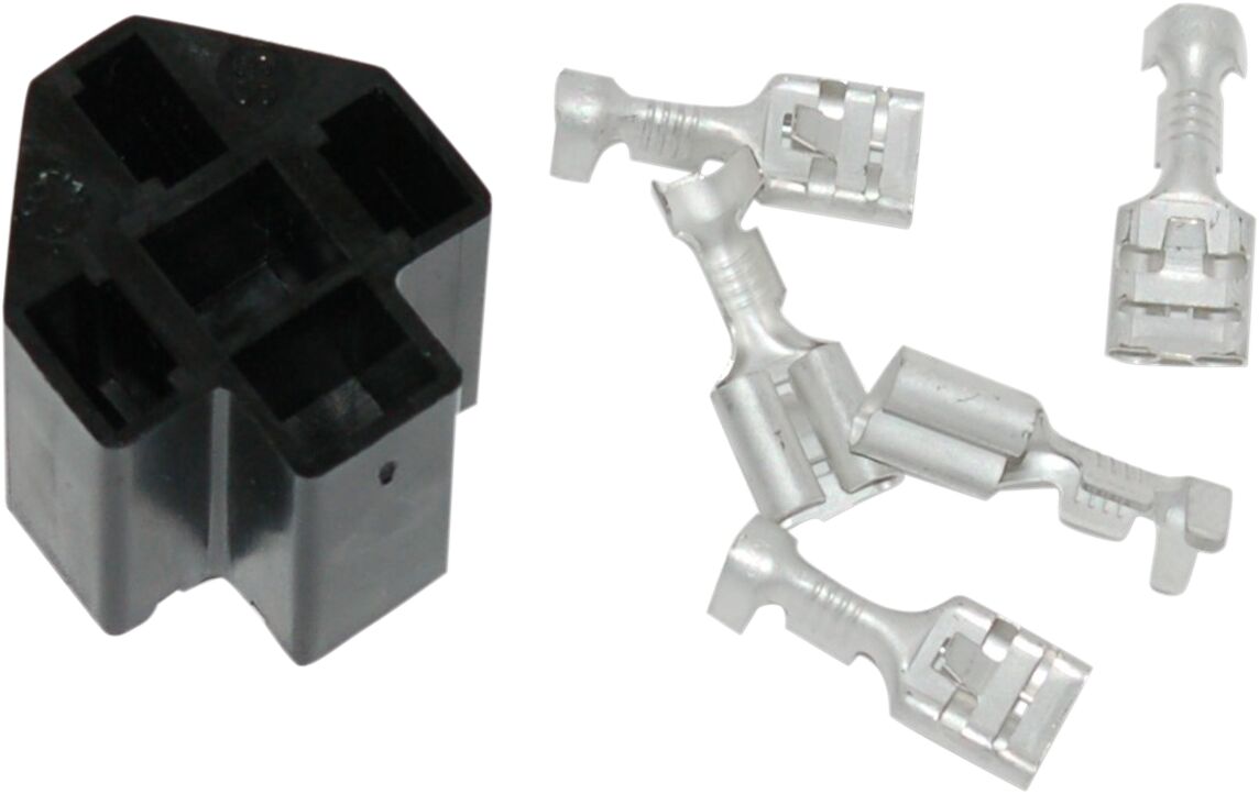 Starter Relay Socket And Terminal Kit Black