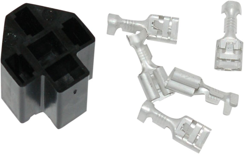 Starter Relay Socket And Terminal Kit Black