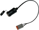 On Board Power Port Black For Harley Davidson FLD 1690 2012-2013