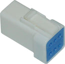 JST Mini Female Connector White - +305 MM - 6 Pins