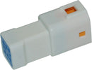 JST Mini Male Connector White - +305 MM - 6 Pins