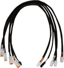 24" Handlebar Extension Harness Black For Indian Chieftain 111 ABS 2014-2017 - 61 CM