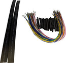Handlebar Extension Wire Kit Black For Harley Davidson FLHR 1584 2008-2011 - 38 CM