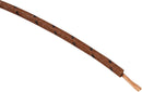 Fabric-Braided Hook-Up Wire Brown / Lacquer - 7.6 M