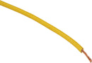 Fabric-Braided Hook-Up Wire Lacquer / Yellow - 7.6 M