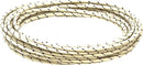 Fabric-Braided Hook-Up Wire Lacquer / White - 7.6 M