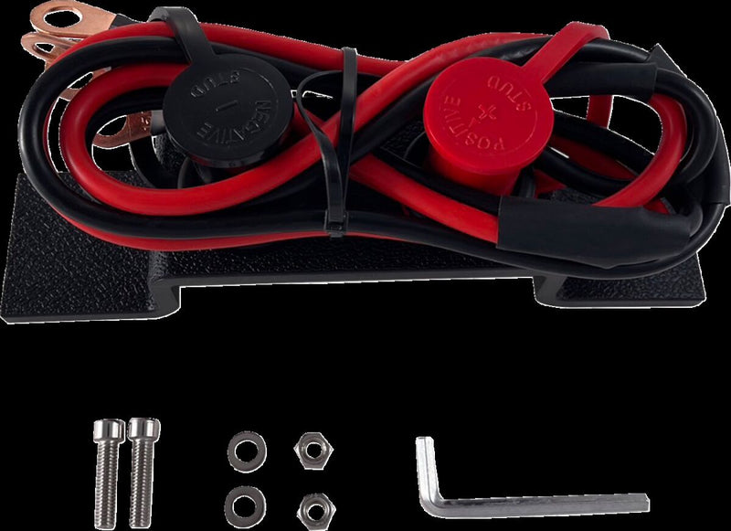 Battery Terminal Relocation Kit Black