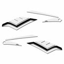 3D Motorcycle Stickers - Tank Sides White Yamaha XMAX 400 2013>2016