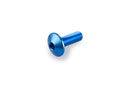 M5 X 15 Screen Screws 11.8 MM Head Blue - Pack Of 6