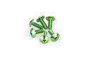 M5 X 15 Screen Screws 11.8 MM Head Green - Pack Of 6