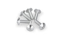 M6 X 20 Screen Screws 13.9 MM Head Silver - Pack Of 6