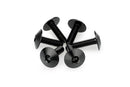M6 X 20 Screen Screws 16.8 MM Head Black - Pack Of 6