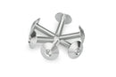 M6 X 20 Screen Screws 16.8 MM Head Silver - Pack Of 6