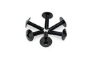 M5 X 20 Screen Screws 13.9 MM Head Black - Pack Of 6