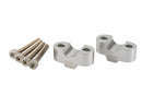 Handlebar Risers 20 MM Rise Silver For BMW F750GS 2018>2024