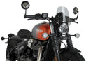 Sport Screen Light Smoke For Triumph Bonneville Bobber/Bobber Black