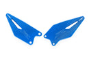 Aluminium Heel Plates Blue For Kawasaki ZX-6R Ninja 2024>Current